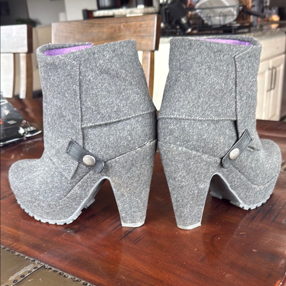 Gray Women's Ankle Boots